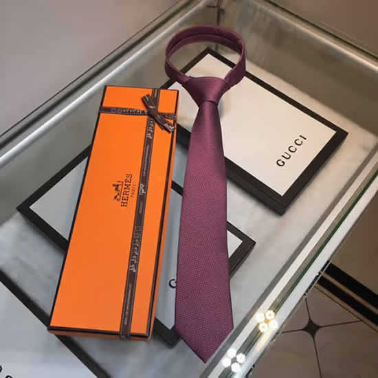 Classic Men Business Luxury Tie Replica Top Quality Hermes Ties 11